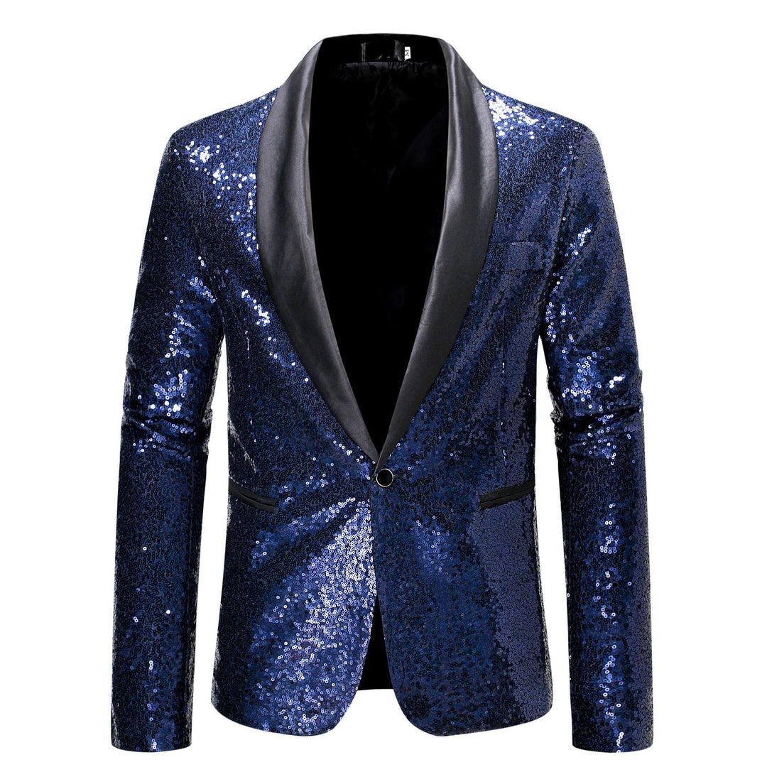 Damen Glamouröser Pailletten Blazer Heidi-Mode