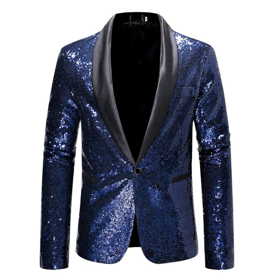 Damen Glamouröser Pailletten Blazer Heidi-Mode