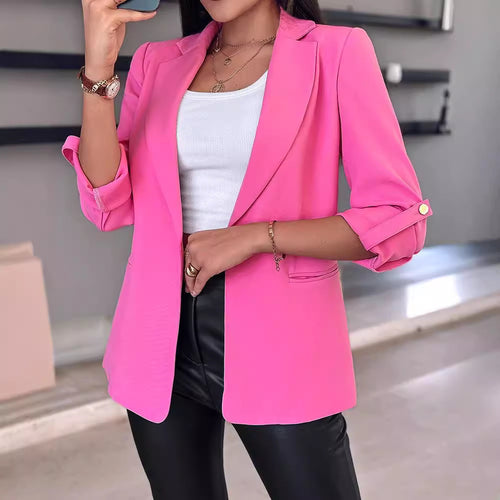 Damen Eleganter Blazer mit modischem Schnitt und praktischen Details Heidi-Mode