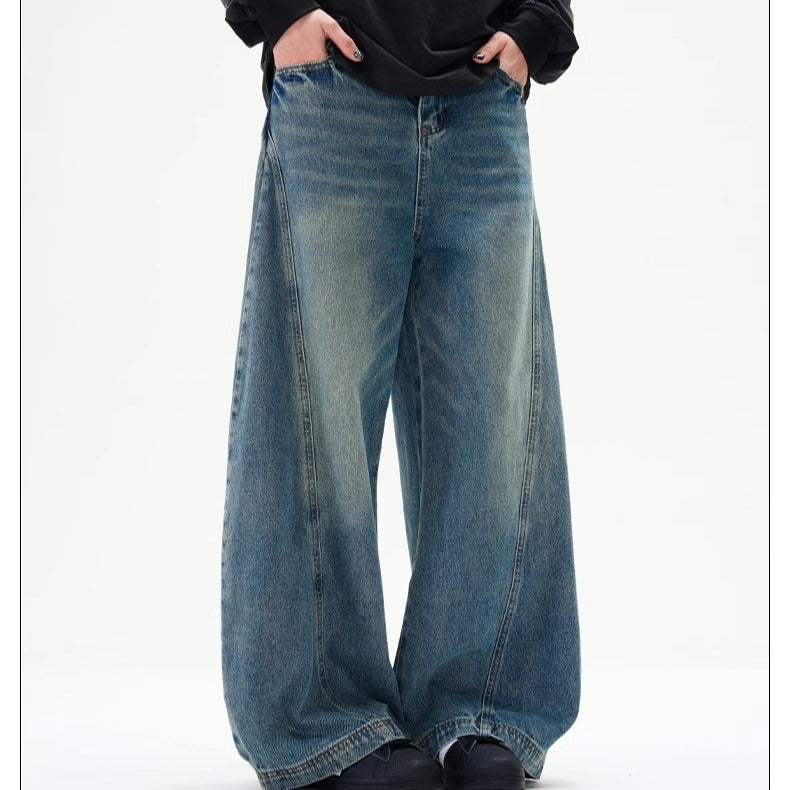 Damen Weit geschnittene Jeanshose Heidi-Mode