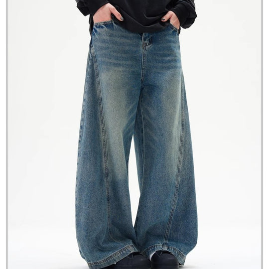 Damen Weit geschnittene Jeanshose Heidi-Mode