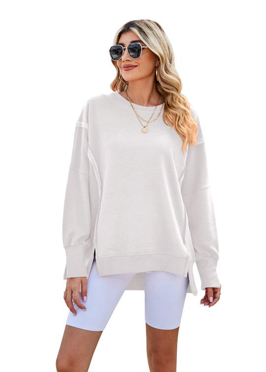 Damen Oversized Sweatshirt Heidi-Mode