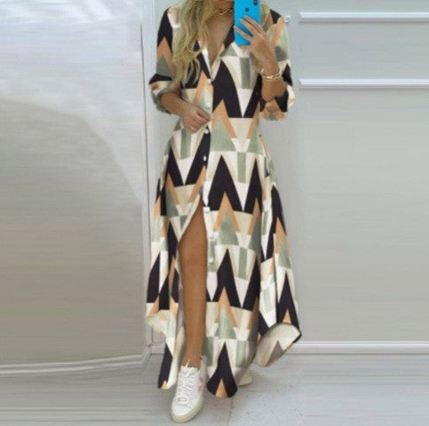 Damen Kimono-Robe mit Printdesign Heidi-Mode