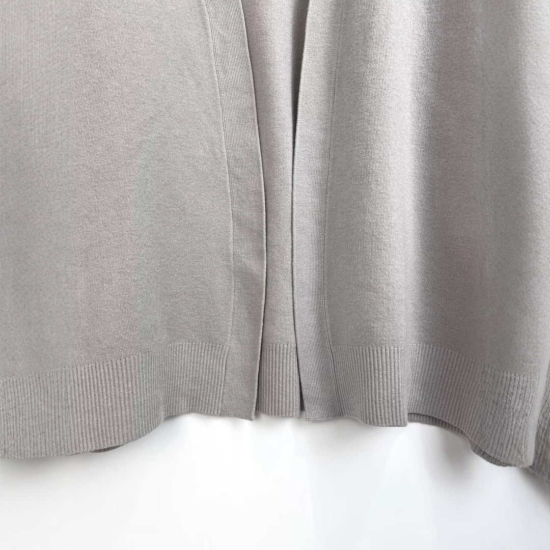 Damen lässiger Pullover mit klassischem Rundhalsausschnitt und langem Arm Heidi-Mode