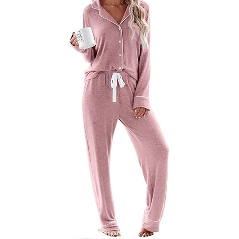 Damen Schlafanzug-Set aus weichem, atmungsaktivem Material Heidi-Mode