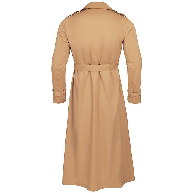 Herren eleganter Trenchcoat mit hochwertiger Verarbeitung und durchgehendem Futter Heidi-Mode