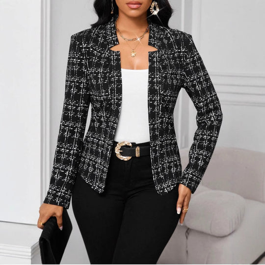 Damen raffinierte Business-Blazerjacke Heidi-Mode