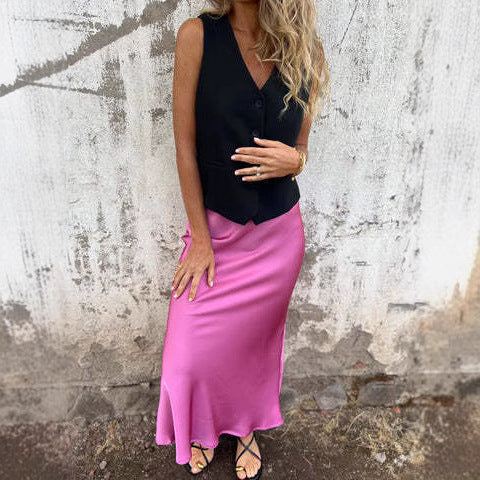 Damen Elegant geschnittene Weste Heidi-Mode