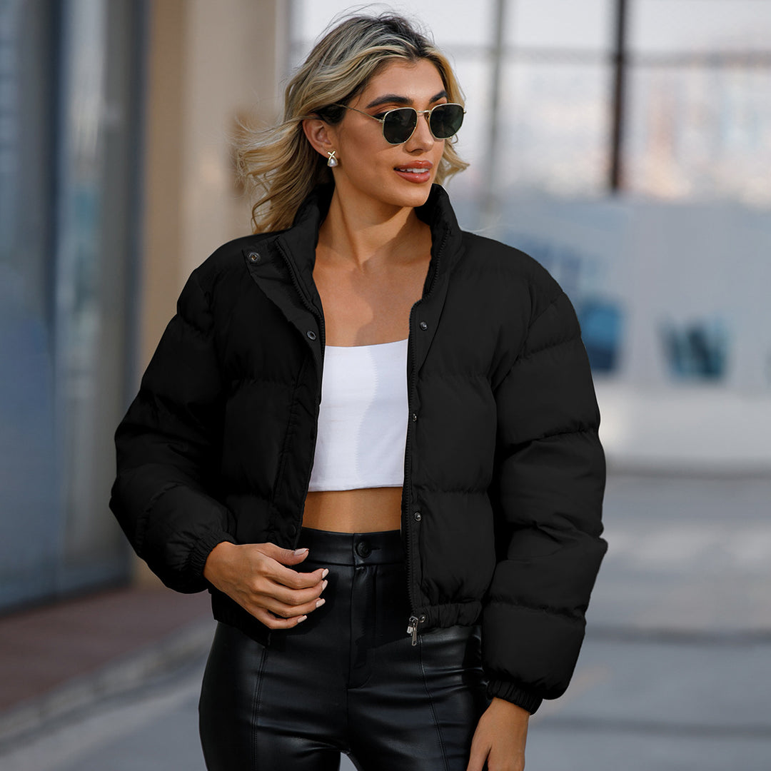 Damen modische kurz geschnittene Steppjacke Heidi-Mode