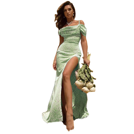 Damen Partykleid mit asymmetrischem Schnitt und raffinierten Raffungseffekten Heidi-Mode