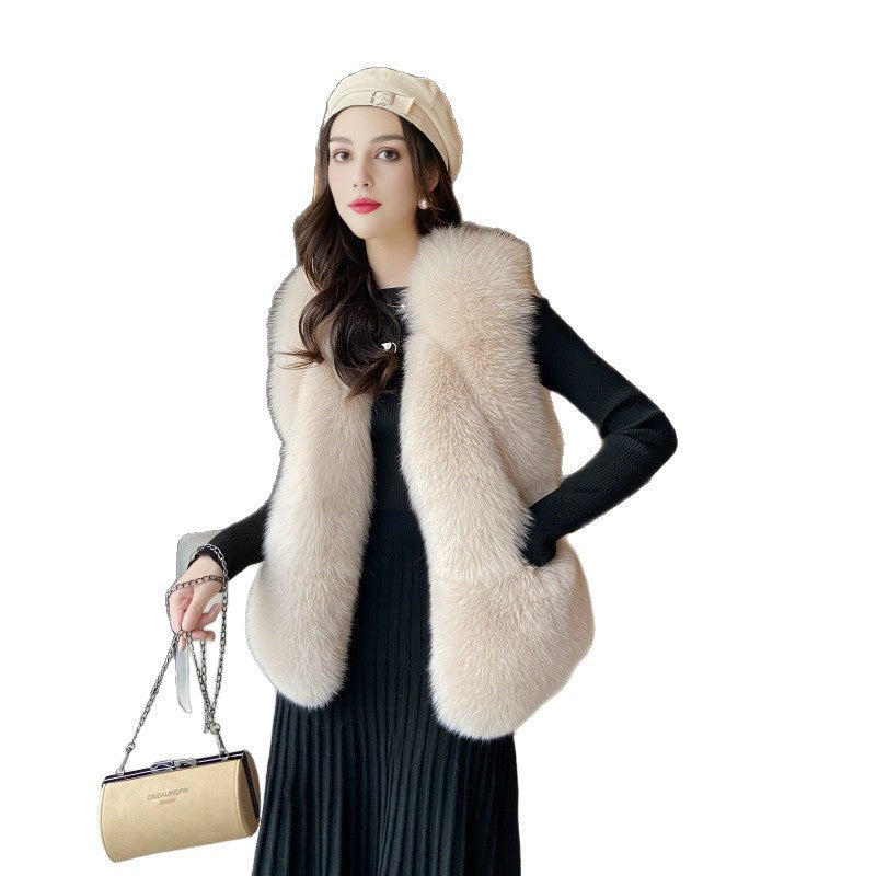 Damen Weste aus luxuriös flauschigem Kunstpelz Heidi-Mode