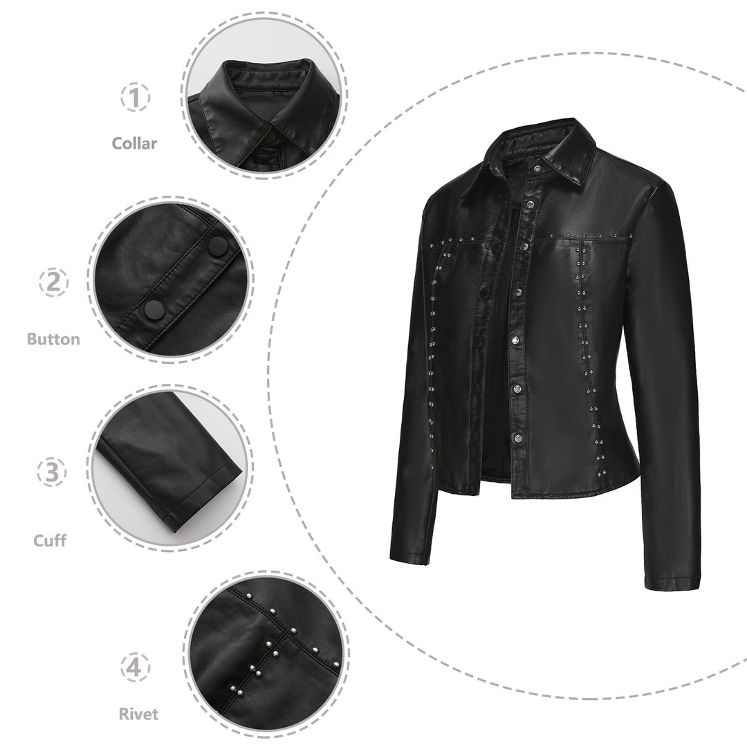 Damen Lederjacke Heidi-Mode