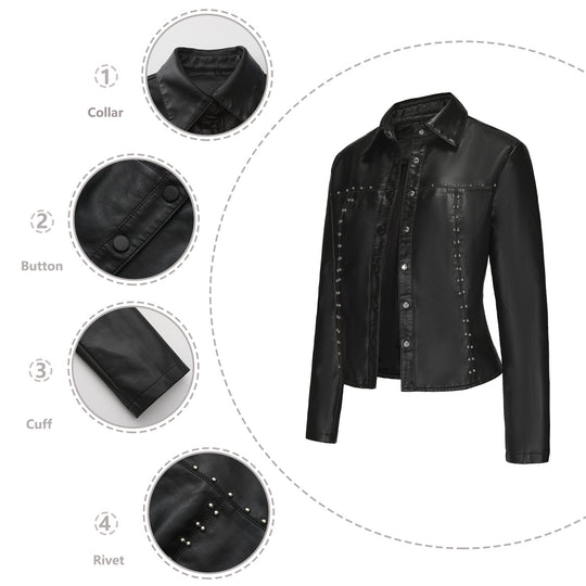 Damen Lederjacke Heidi-Mode