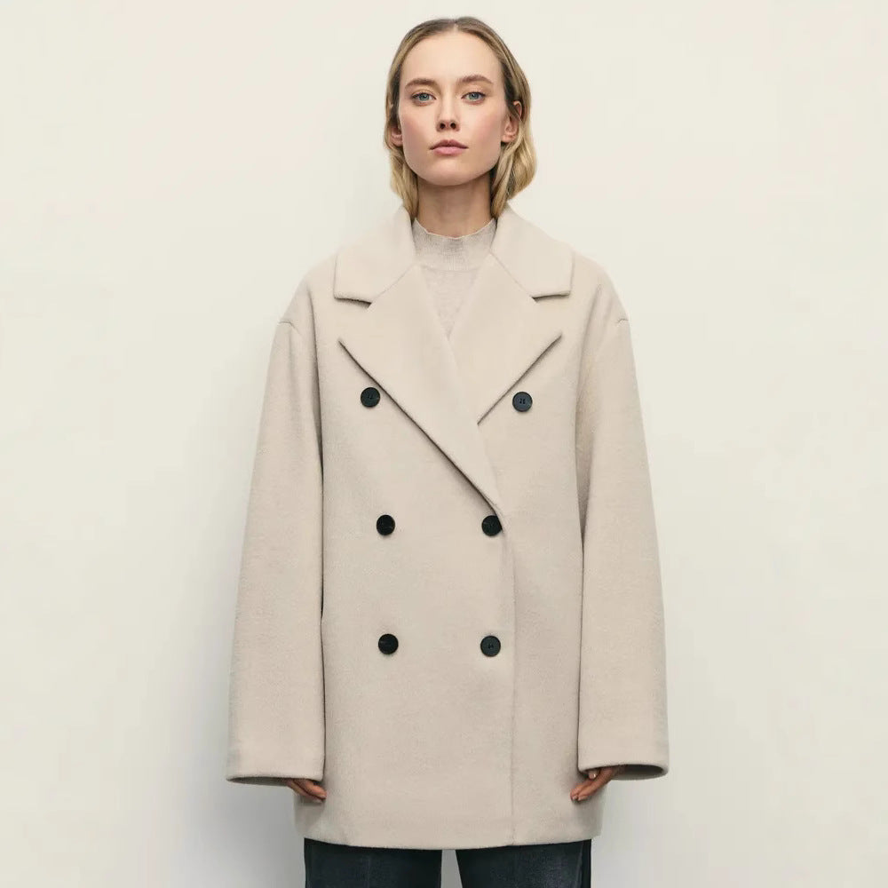 Damen Elegante Doppeltüra-Manteljacke Heidi-Mode
