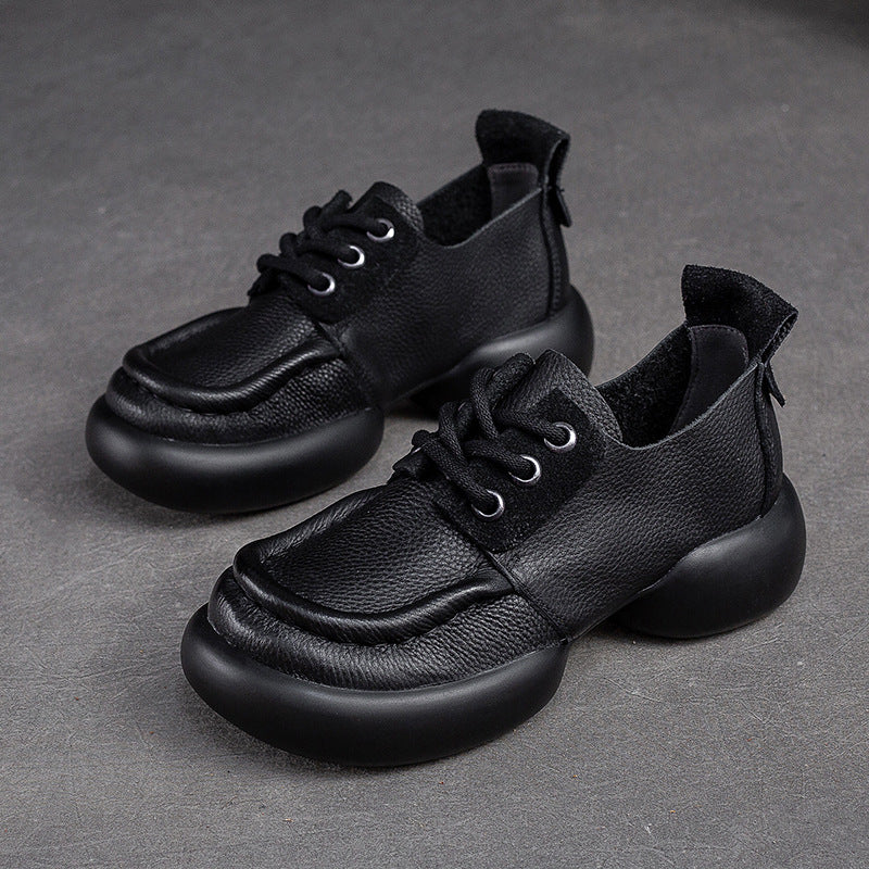 Damen Trendige Sneakers im Urban Style mit extraleichter Sohle und komfortablem Lederobermaterial Heidi-Mode