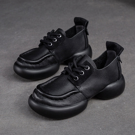 Damen Trendige Sneakers im Urban Style mit extraleichter Sohle und komfortablem Lederobermaterial Heidi-Mode