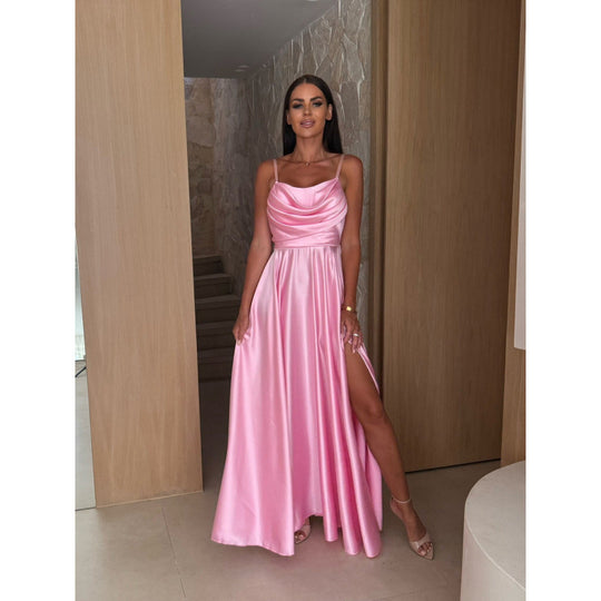 Damen Elegantes Bodenlanges Abendkleid Heidi-Mode