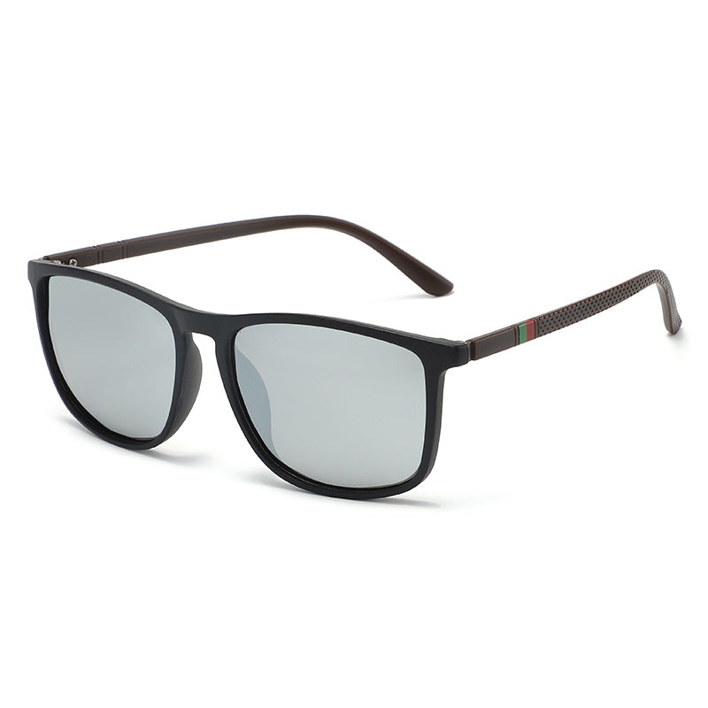 Heidi Mode | UV-Schutz quadratische polarisierte Sonnenbrille mit großem Rahmen