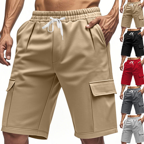 Damen komfortable Cargo-Shorts mit elastischem Bund und praktischen Seitentaschen Heidi-Mode