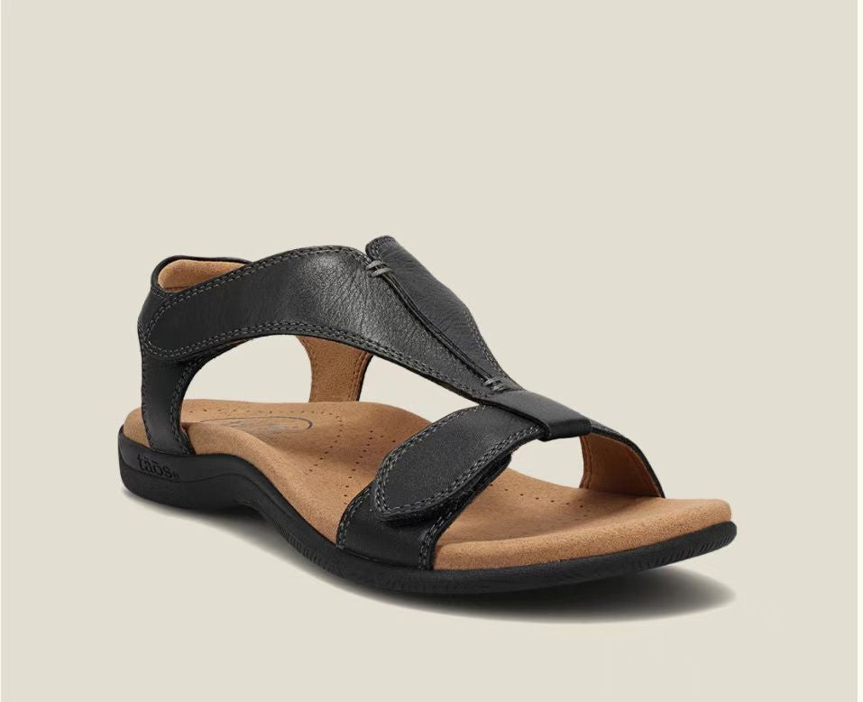 Damen Freizeit-Sandalen mit verstellbaren Riemen und ergonomischem Fußbett Heidi-Mode