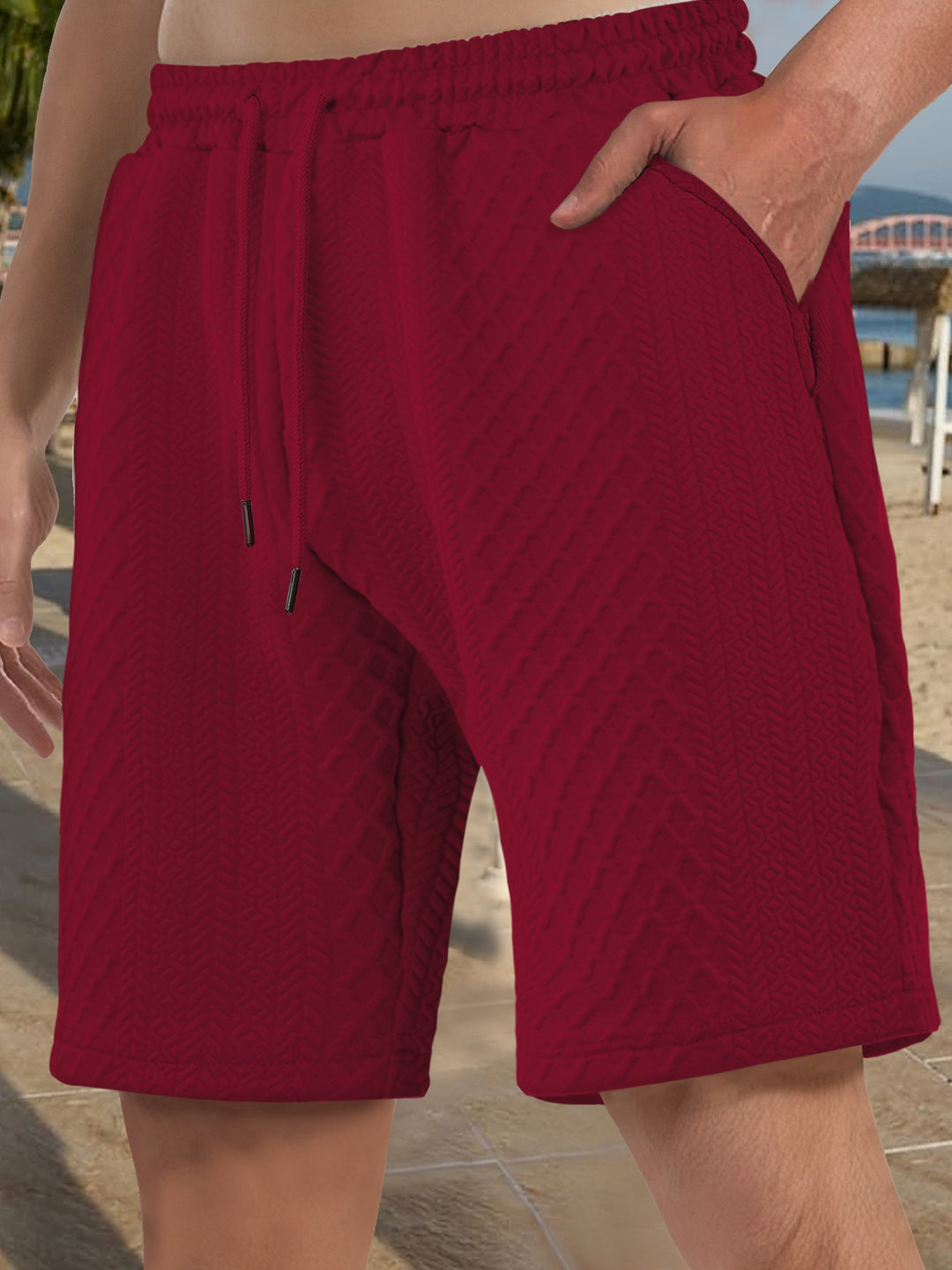 Herren Sportliche Freizeithosen mit innovativem Strukturdesign Heidi-Mode