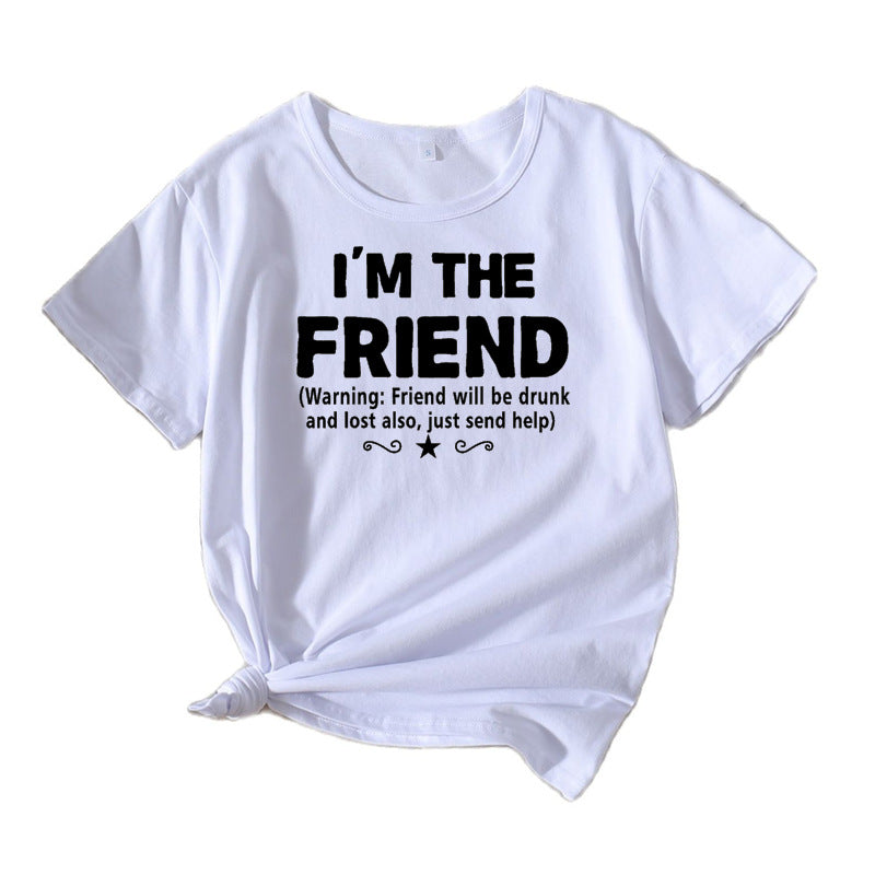 Frauen Casual Komödie Grafik T-Shirt Heidi-Mode