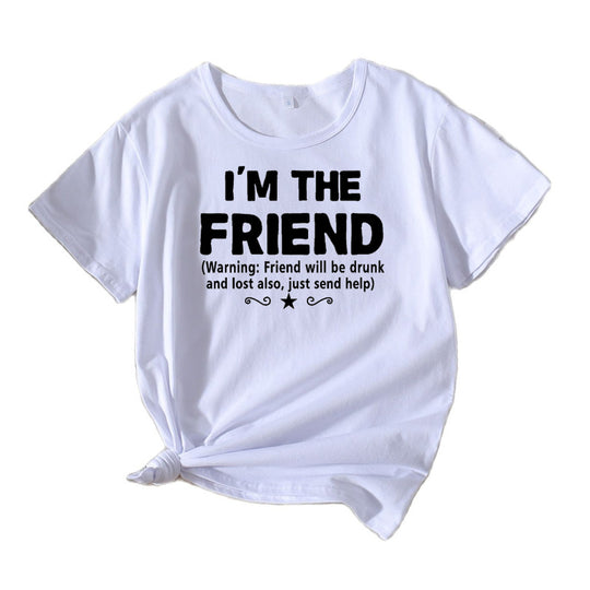 Frauen Casual Komödie Grafik T-Shirt Heidi-Mode