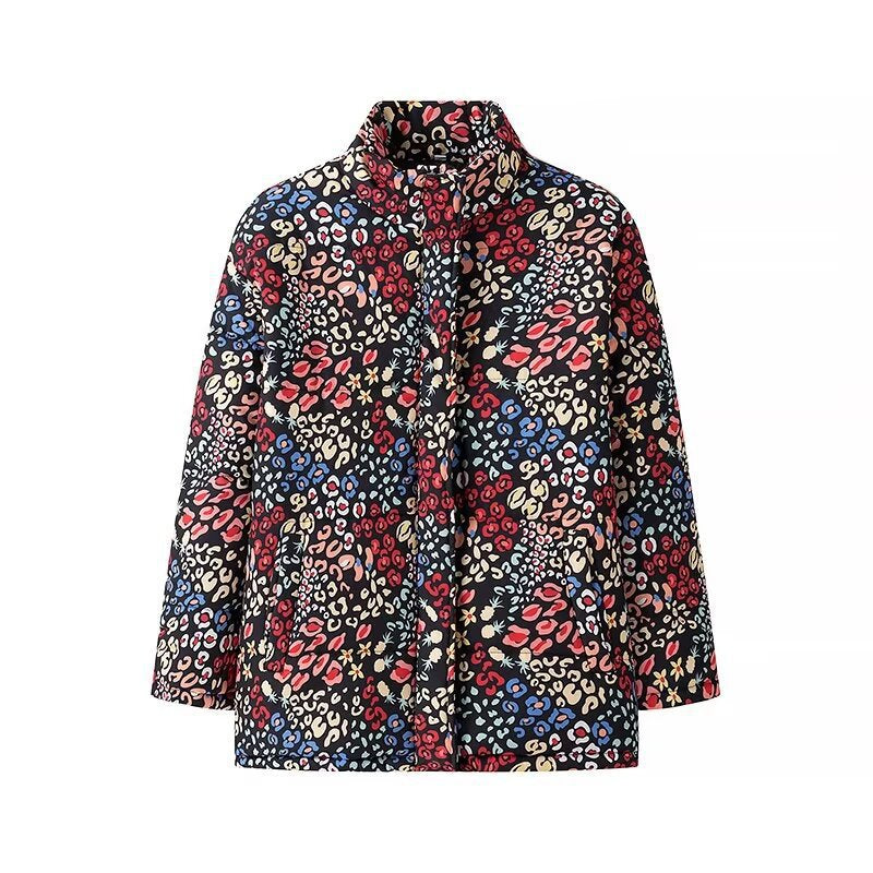 Damen Übergangsjacke mit lebhaftem Tiermotiv und praktischen Taschen Heidi-Mode