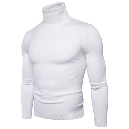 Herren Rollkragenpullover aus weichem Merinowolle Heidi-Mode
