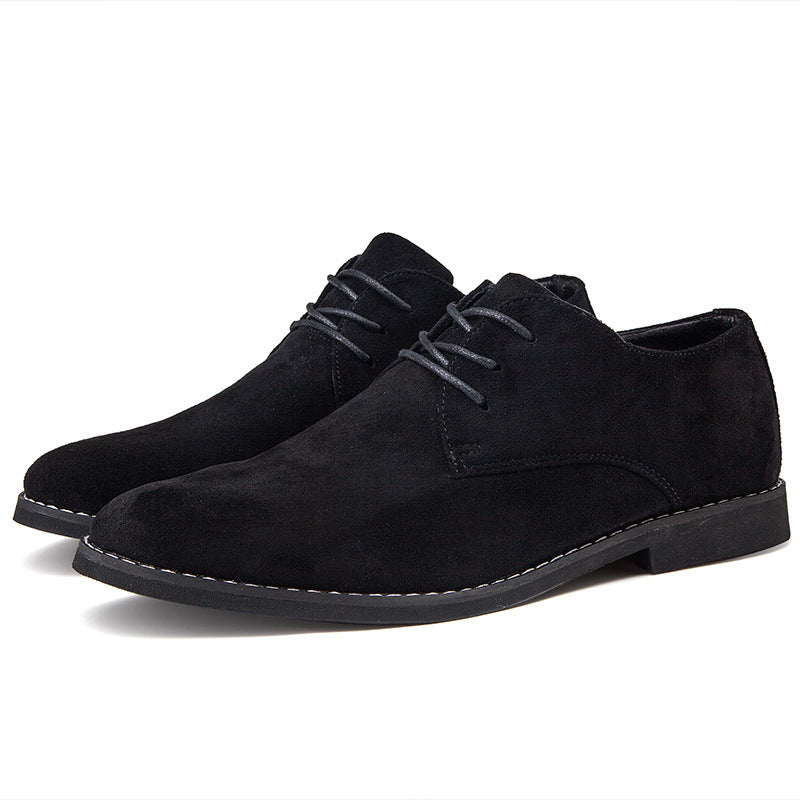 Herren Elegante Schnürschuhe aus weichem Wildleder Heidi Mode