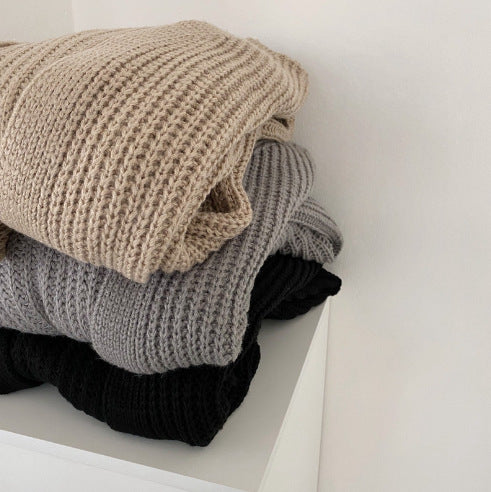 Damen Grobstrick Cardigan mit offenem Schnitt Heidi-Mode