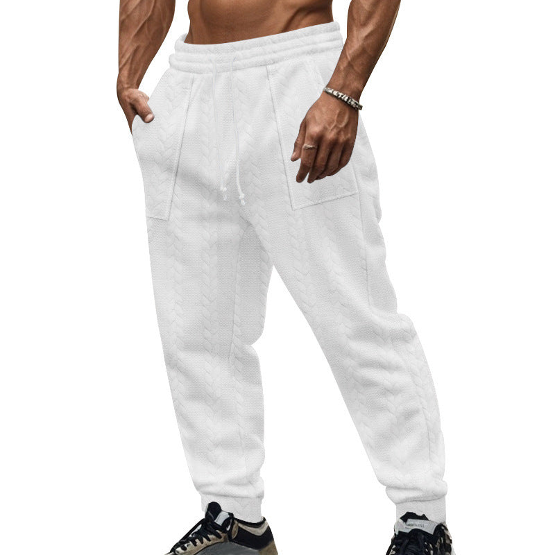 Herren Bequeme Trainingshose mit seitlichen Taschen und regulierbarem Kordelzug Heidi-Mode