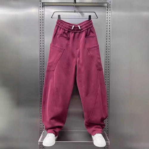 Damen bequeme Sweathose mit Cargo-Taschen Heidi-Mode