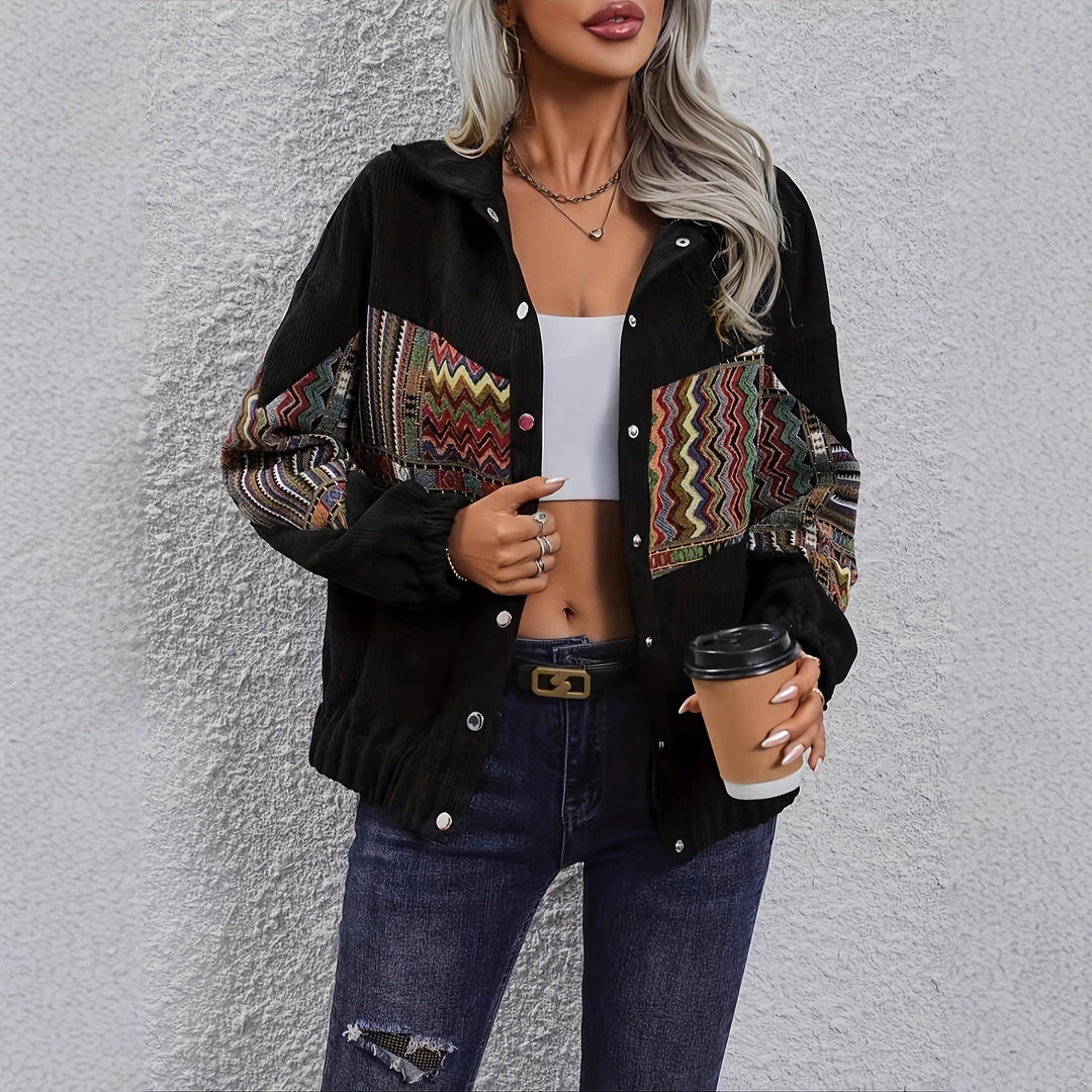 Damen Modischer Allrounder mit Ethnomuster Heidi-Mode