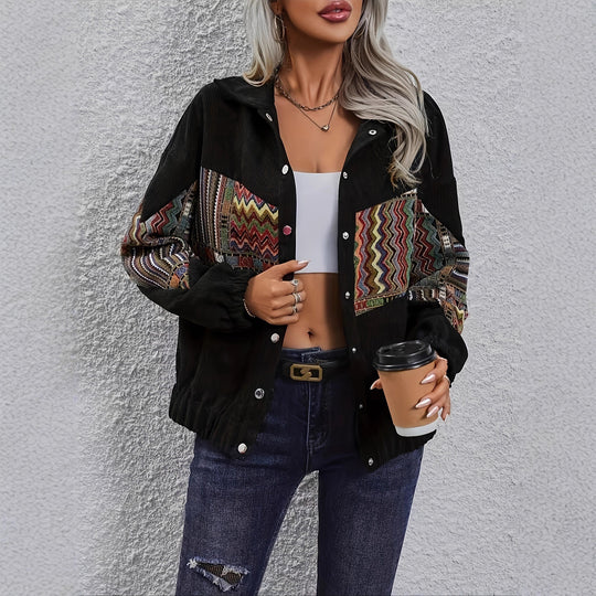 Damen Modischer Allrounder mit Ethnomuster Heidi-Mode