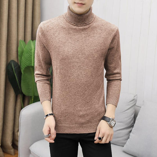 Herren Rollkragenpullover aus weichem Merinowolle Heidi-Mode