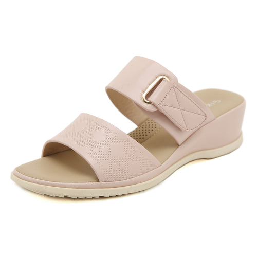Damen Komfortable und elegante Sandaletten mit modischem Riemen und Absatz Heidi-Mode