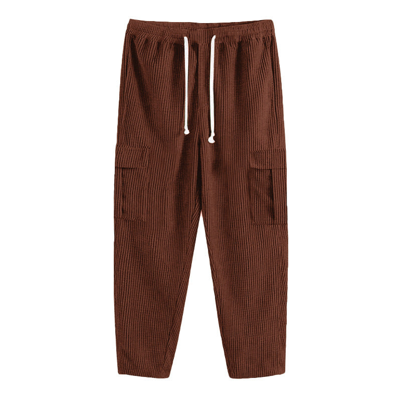 Damen Cargo-Hose mit elastischem Bund und praktischen Seitentaschen Heidi-Mode