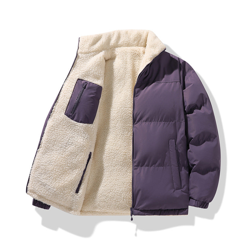 Damen warme Steppjacke mit kuscheligem Innenfutter und praktischen Taschen Heidi-Mode
