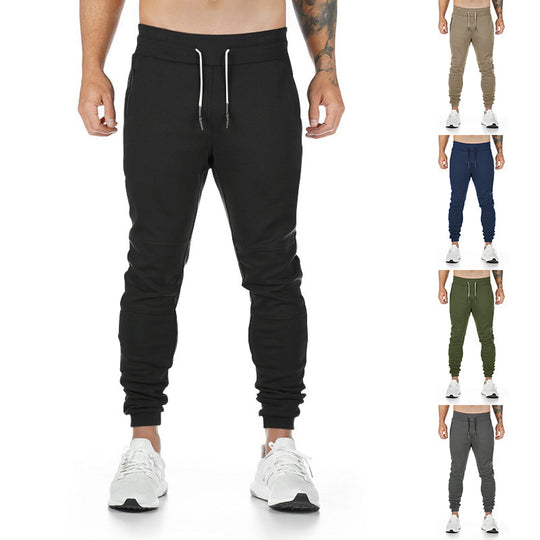 Herren funktionale Sport-Jogginghose mit atmungsaktiven Einsätzen und integriertem Kordelzug Heidi-Mode