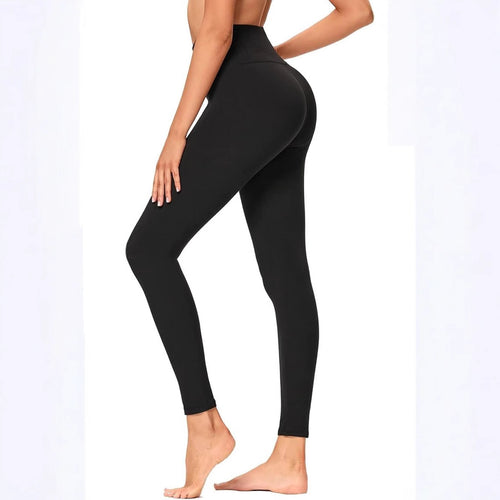 Damen Hochtaillierte Sportleggings Heidi-Mode