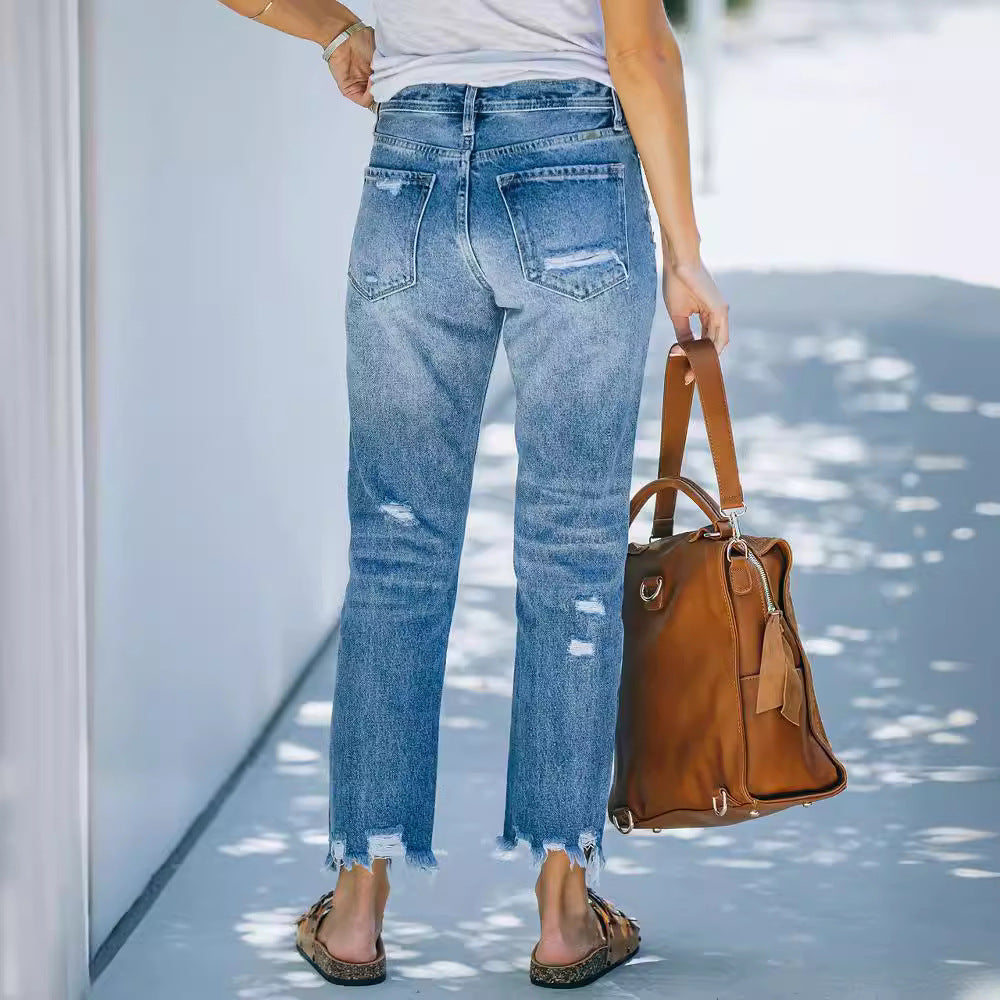 Damen Skinny High-Waist Jeans Heidi-Mode