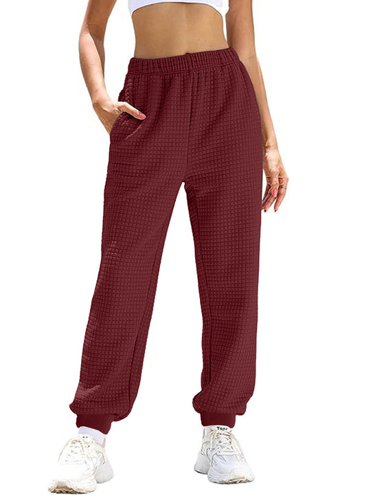 Damen Freizeit-Hose mit elastischem Bund und praktischen Taschen Heidi-Mode