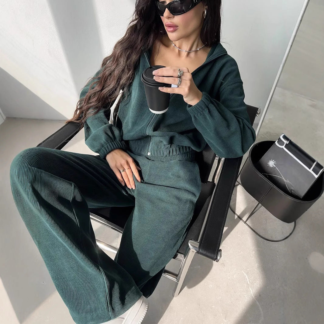 Damen Cropped Fleece Jacke mit komfortablem Reißverschluss Heidi-Mode