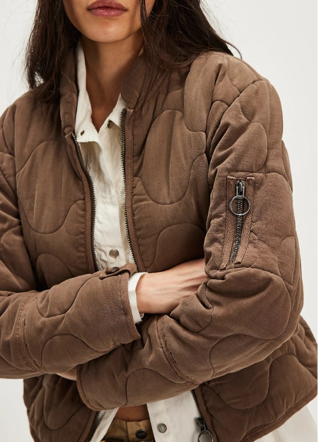 Damen gesteppte Bomberjacke Heidi-Mode