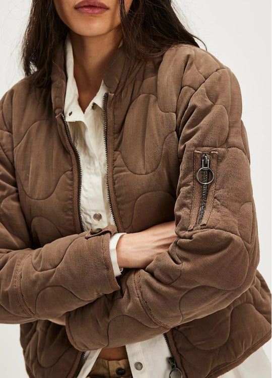 Damen gesteppte Bomberjacke Heidi-Mode