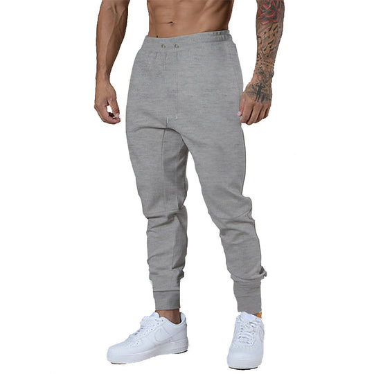 Herren Sportliche Jogginghose mit elastischem Bund und praktischen Reißverschlusstaschen Heidi-Mode