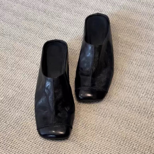 Femme Open-Toe Mules mit schlankem Design Heidi-Mode