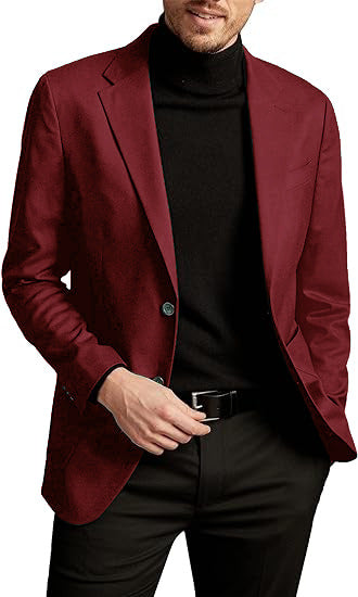 Herren eleganter Blazer mit modernem Schnitt und praktischen Taschen Heidi-Mode