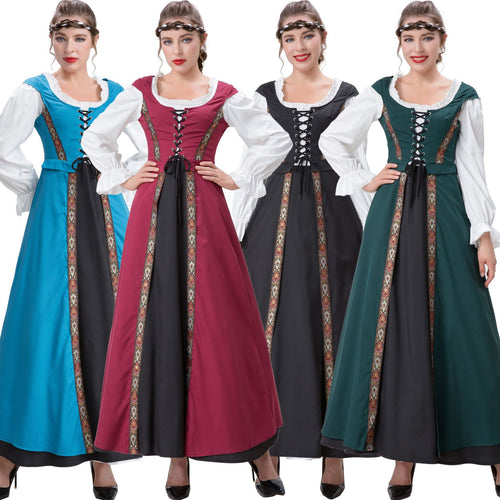Damen Trachtenkleid mit kunstvollen Verzierungen und romantischem Schnitt Heidi